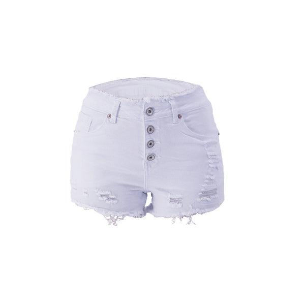 Jeans para Mujer con Botones y Flecos Desflecados - Image 6