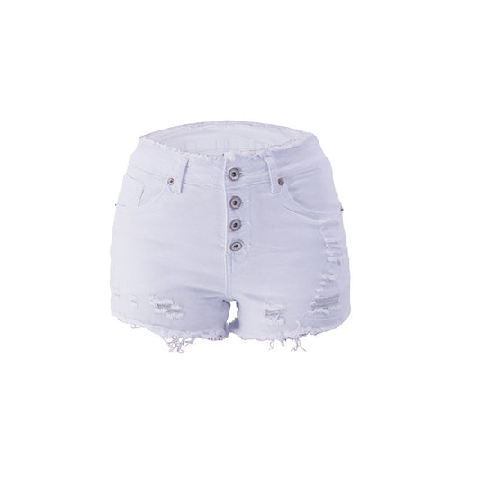 Jeans para Mujer con Botones y Flecos Desflecados - Image 6