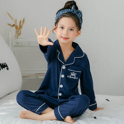 Pijama Infantil de Algodón Estampado para Niñas - Conjunto Cómodo de Manga Larga - Image 18