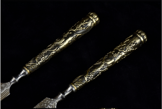 Cuchillo de Té Flor de Cerezo con Mango de Cobre y Acero Inoxidable - Image 7