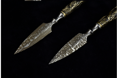 Cuchillo de Té Flor de Cerezo con Mango de Cobre y Acero Inoxidable