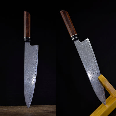 Cuchillo de Cocina Damascus Check Sante Pequeño - Image 8