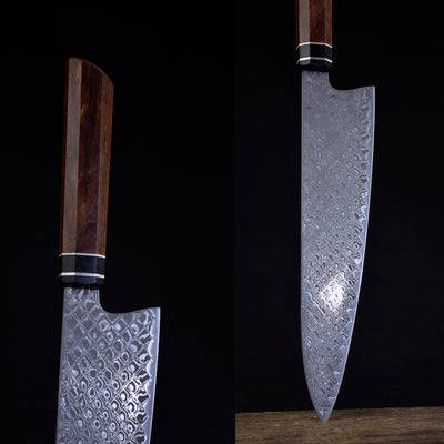 Cuchillo de Cocina Damascus Check Sante Pequeño - Image 3