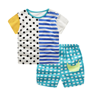 Conjunto de Verano para Niños y Niñas - Camiseta y Pantalón Corto de Algodón - Image 3