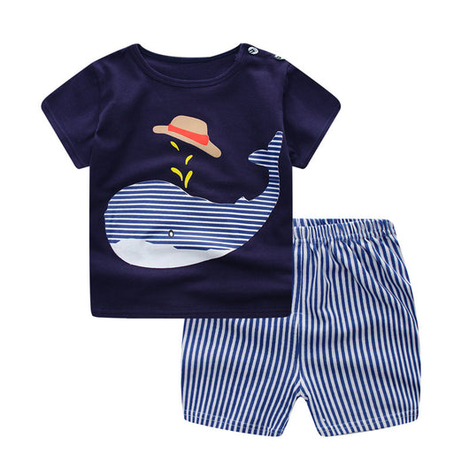 Conjunto de Verano para Niños y Niñas - Camiseta y Pantalón Corto de Algodón - Image 5