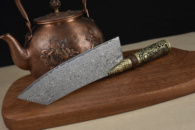 Cuchillo de Cocina Pequeño Dragon Steel - Hoja Afilada y Duradera - Image 10
