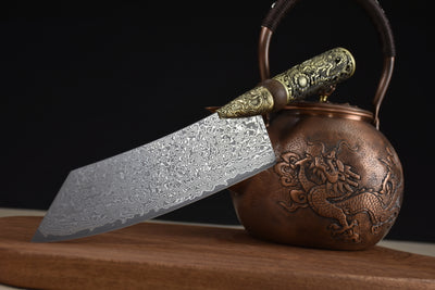 Cuchillo de Cocina Pequeño Dragon Steel - Hoja Afilada y Duradera - Image 7