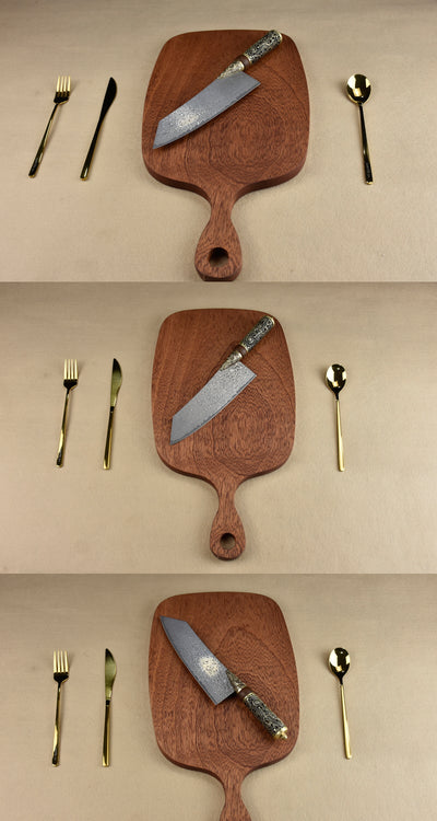 Cuchillo de Cocina Pequeño Dragon Steel - Hoja Afilada y Duradera - Image 8