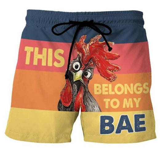 Pantalones Cortos de Playa para Parejas con Estampado Animal - Image 16