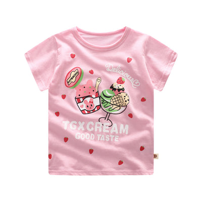 Playera Infantil de Algodón con Estampado Cartoon - Manga Corta Fresca y Cómoda - Image 5