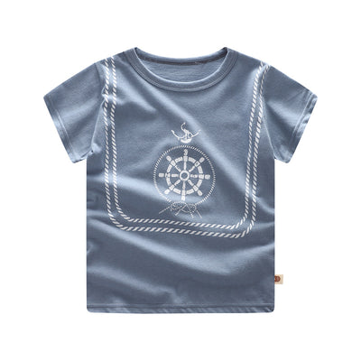 Playera Infantil de Algodón con Estampado Cartoon - Manga Corta Fresca y Cómoda - Image 8