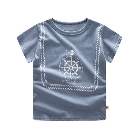 Playera Infantil de Algodón con Estampado Cartoon - Manga Corta Fresca y Cómoda - Image 8