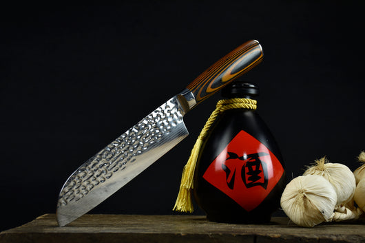 Cuchillo de Cocina Forjado con Mango de Madera - Image 11