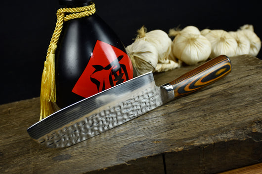 Cuchillo de Cocina Forjado con Mango de Madera - Image 10