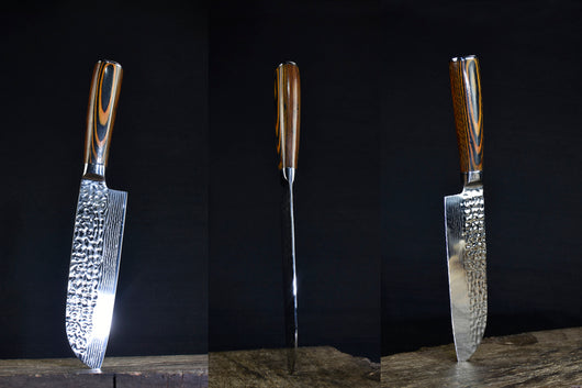 Cuchillo de Cocina Forjado con Mango de Madera - Image 2