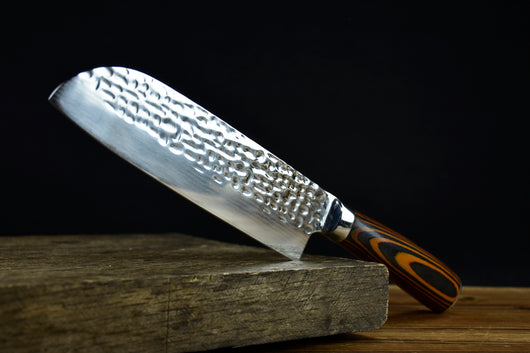 Cuchillo de Cocina Forjado con Mango de Madera - Image 5