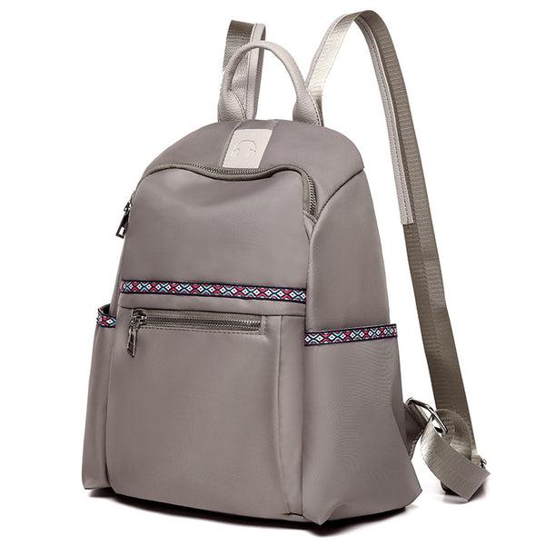 Mochila Coreana Minimalista de Tela Suave - Bolso Compacto y Trendy
