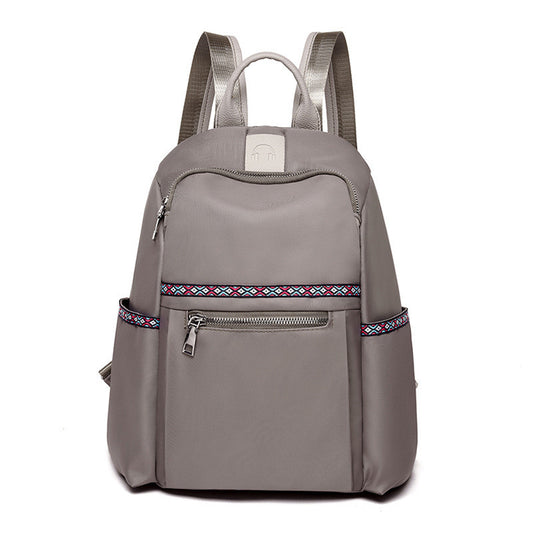 Mochila Coreana Minimalista de Tela Suave - Bolso Compacto y Trendy