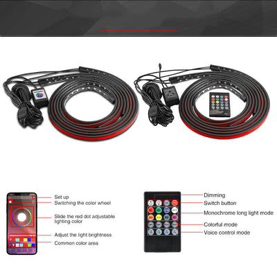 Barra de Luces LED RGB para Auto con Control por Voz y APP - Image 7