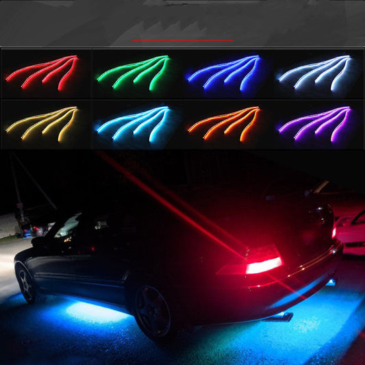 Barra de Luces LED RGB para Auto con Control por Voz y APP