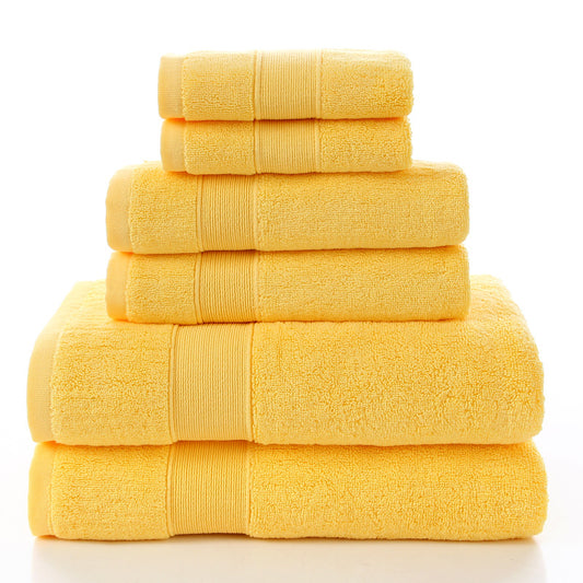 Juego de Toallas de Baño de Algodón Puro Lujo Blanco - 2 Piezas Grandes - Image 2
