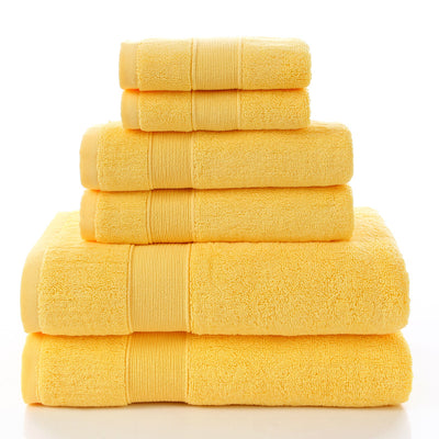Juego de Toallas de Baño de Algodón Puro Lujo Blanco - 2 Piezas Grandes - Image 2