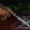 Cuchillo de Té Longquan Acero Inoxidable con Mango de Cobre y Bambú