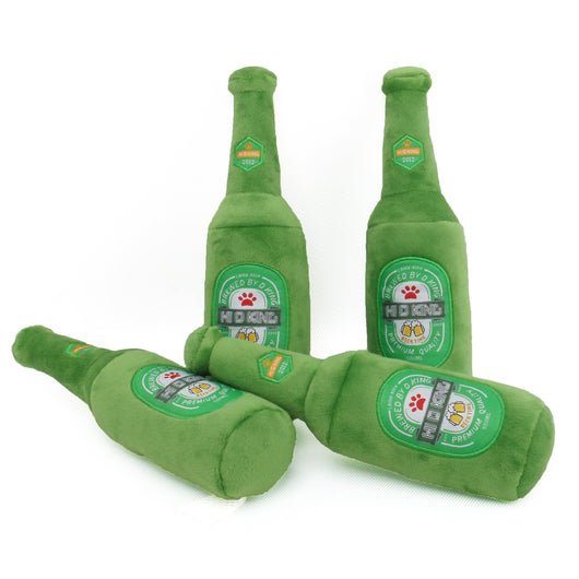 Juguete Sonoro para Perros - Botella y Taza de Cerveza