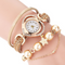Reloj Pulsera de Perlas para Dama con Diamantes Digitales