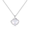 Collar de Plata Esterlina con Concha - Diseño Minimalista de Lujo
