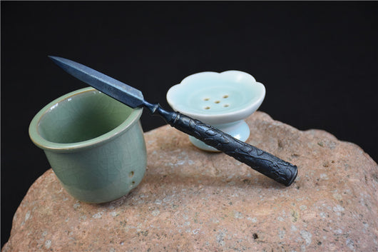 Cuchillo de Té Longquan de Acero Integrado