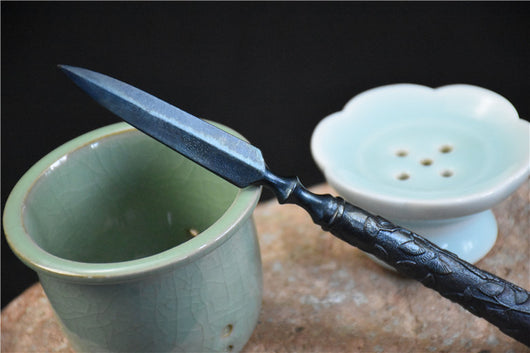 Cuchillo de Té Longquan de Acero Integrado - Image 3