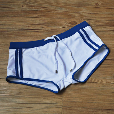Bóxer Blanco Ajustado para Nadar - Shorts de Baño Deportivo Elegante - Image 5