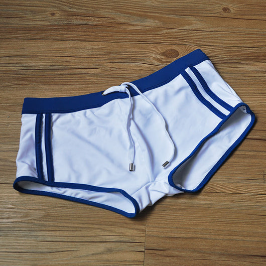 Bóxer Blanco Ajustado para Nadar - Shorts de Baño Deportivo Elegante - Image 5
