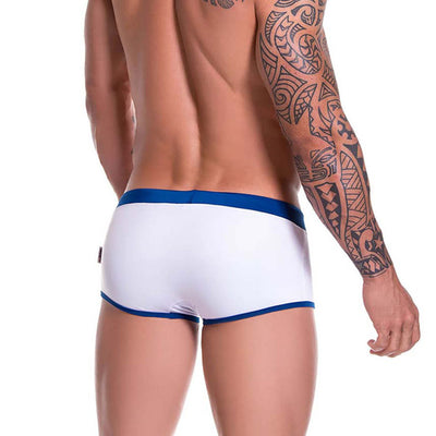 Bóxer Blanco Ajustado para Nadar - Shorts de Baño Deportivo Elegante - Image 4