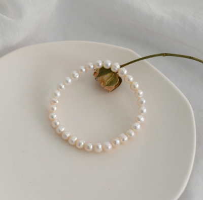 Pulsera de Perlas de Agua Dulce para Mujer 6-7mm - Image 10