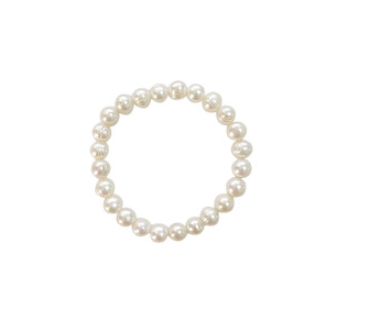Pulsera de Perlas de Agua Dulce para Mujer 6-7mm