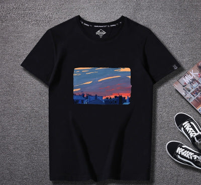 Camiseta Hombre Estilo Harajuku Algodón Suelta Manga Corta - Image 16