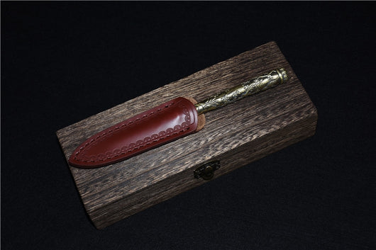 Cuchillo para Té Longquan con Mango de Cobre - Image 10