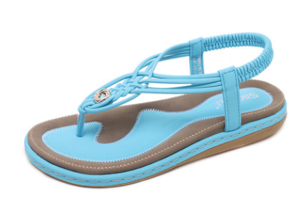 Sandalias Planas Trenzadas con Detalles Metálicos para Mujer - Image 11