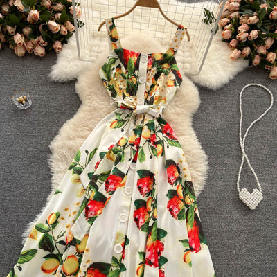 Vestido de Verano con Tirantes Estilo Vacacional para Mujer - Image 4