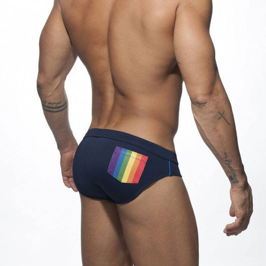 Bóxer de Baño Rainbow Ajustado Cintura Baja Hombre - Image 10