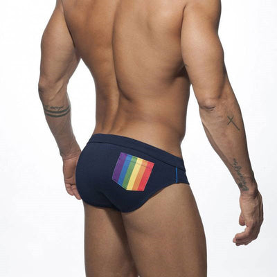 Bóxer de Baño Rainbow Ajustado Cintura Baja Hombre - Image 4