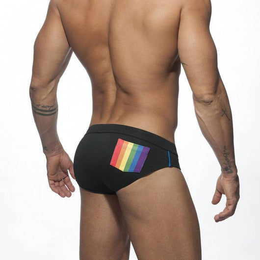 Bóxer de Baño Rainbow Ajustado Cintura Baja Hombre - Image 2