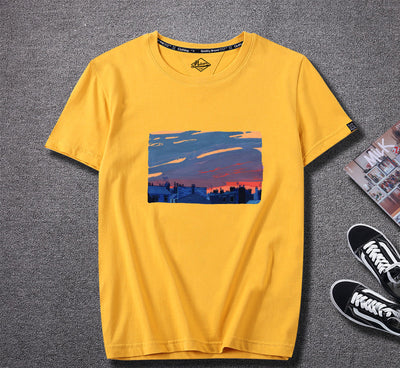 Camiseta Hombre Estilo Harajuku Algodón Suelta Manga Corta - Image 6