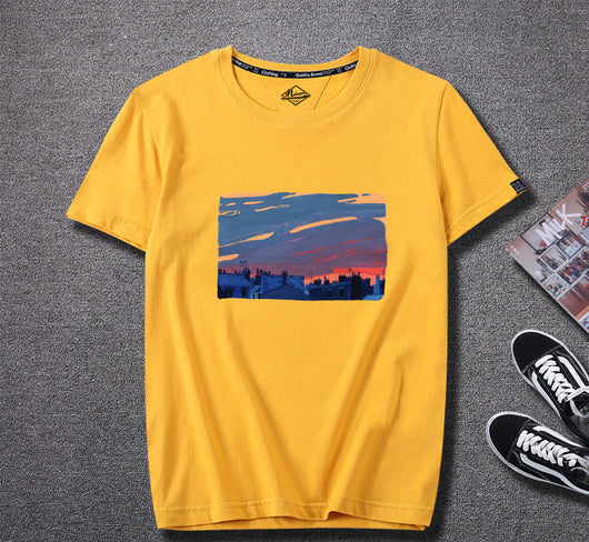 Camiseta Hombre Estilo Harajuku Algodón Suelta Manga Corta - Image 6