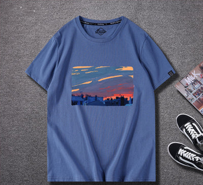 Camiseta Hombre Estilo Harajuku Algodón Suelta Manga Corta - Image 10