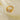 18K Gold-plated 316L Stainless Steel Jewelry Ring Wedding White Zircon Ring