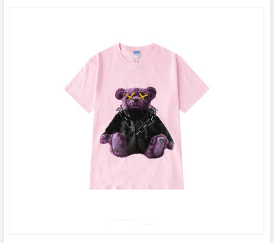 Camiseta Unisex Retro Japonés Oversized Cuello Redondo Manga Corta - Image 5