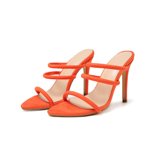 Sandalias de Tacón Stiletto Fluorescente para Verano - Image 7
